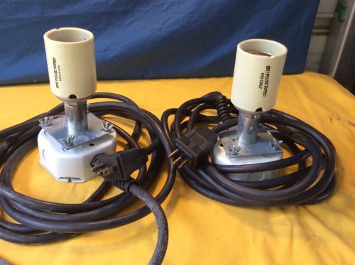 Leviton Porcelain 5kV HID Lamp Holder Socket 2000W Assembly w Ballast Plug Cord