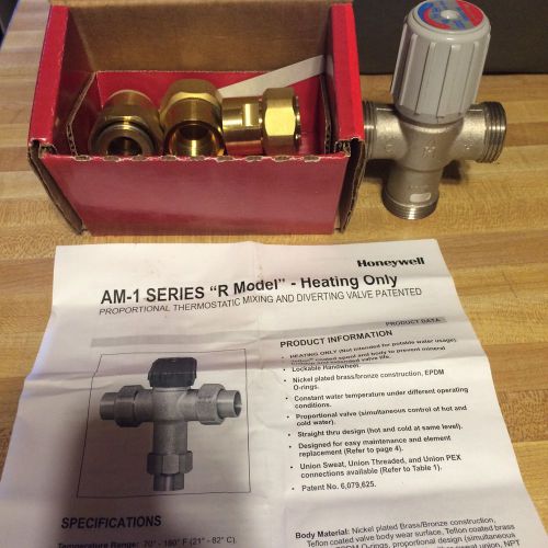 Honeywell am101r-ut-1 3/4 inch am series thermostatic  mixing valve for sale