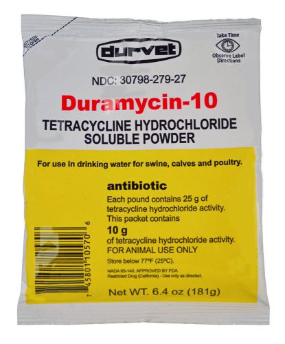 Duramycin-10 6.4oz soluble powder tetracycline for sale