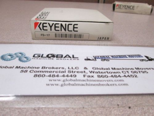 Keyence fs-17 fiber optic photoelectric sensor for sale