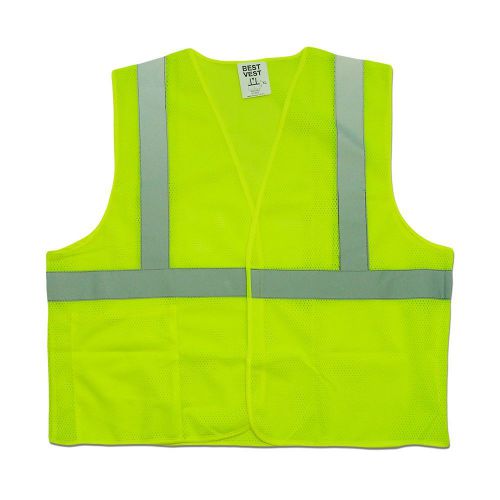 Best vest 1010 ansi class 2 mesh economy safety vest, 10 pack for sale