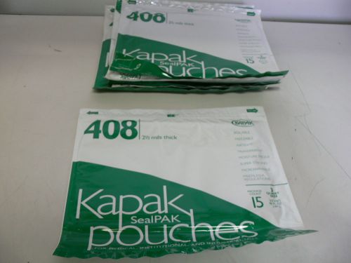 Lot of 6 Kapak SealPAK Pouches 3 Quart Size 90 Bags Total
