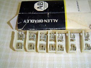 Allen-Bradley 1492-CE6 Series B Terminal Blocks Box of 7 Clips NOS