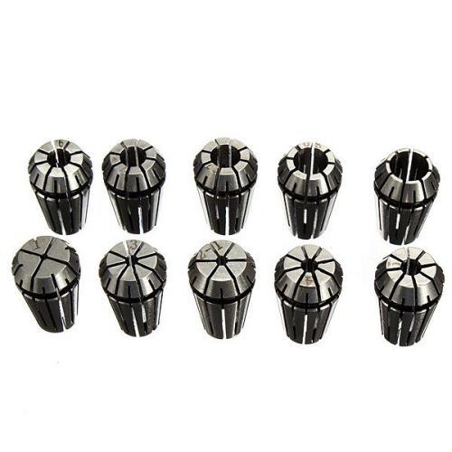 Er16 10pcs spring collet set for cnc milling lathe tool for sale