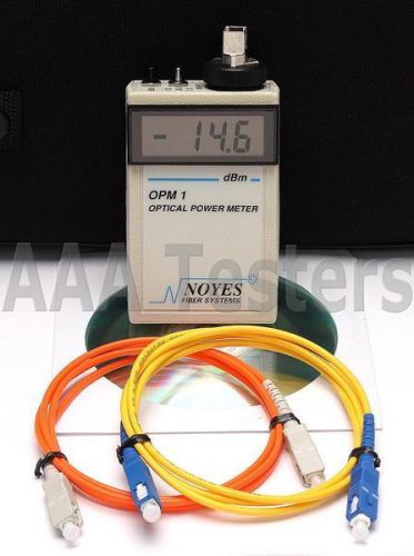 AFL Noyes OPM 1-3B SM MM Fiber Optic Power Meter OPM 1 1-3