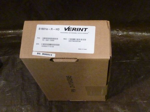 Verint nextiva decoder s1801e-r-hd, 4-6 h.264 video ip streams to hdmi display! for sale