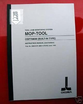 Okuma MOP-Tool Instruction Manual: Tool Load Monitoring System (Inv.12288)