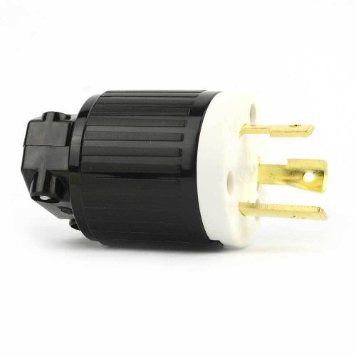 (2) twist lock electrical plug 3 wire, 30 amps, 250v, nema l6-30p 2 pack  yga017 for sale