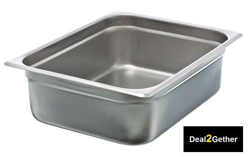 Kitchen/food storage 4&#034; half-size anti-jam steam table pan reinforced corner for sale