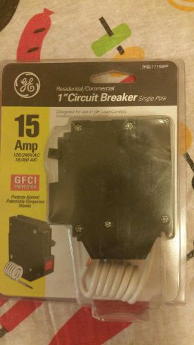 GE 15 AMP Residential/Commercial 1&#034; Circuit Breaker Single Pole &#034;Brand New&#034;