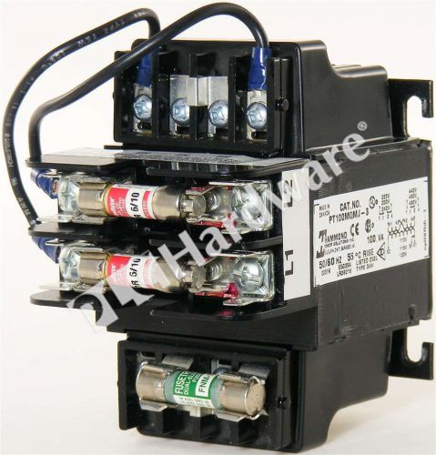 Hammond manufacturing pt100mqmj-3 pt series control transformer 0.87a 100va for sale