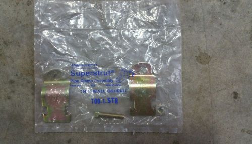 Thomas &amp; betts / superstrut 700-1-str 1&#034; pipe clamp assembly  (lot of 88) for sale