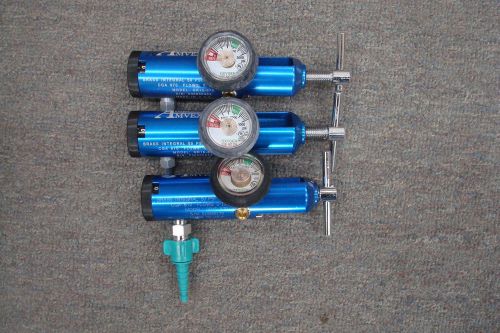 AMVEX CORPORATION 50 PSI O2 REGULATOR ~LOT OF 3 MODEL GR15-870