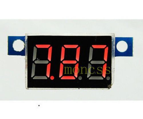 Hot selling dc 0-30v red 0.36&#034; led digital voltmeter voltage panel meter 3 lines for sale