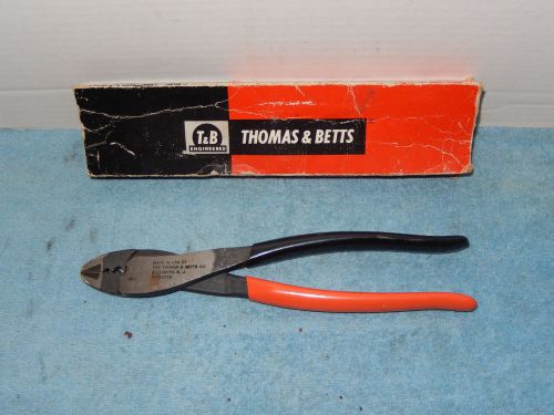 Thomas betts wt-111-m sta-kon abc wire terminal tool electrical crimpers for sale