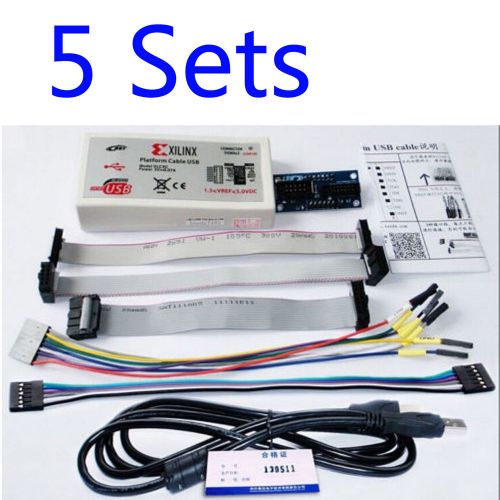 5X NEW XC2C64A Xilinx Platform USB Download Cable for FPGA CPLD C-Mod w/ cable