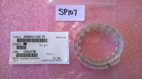 SP107 Lot of 30 pcs TOKO #A638AN-0153Z=P3 Variable Coil 120nH 5% 0.2 Ohm SMD