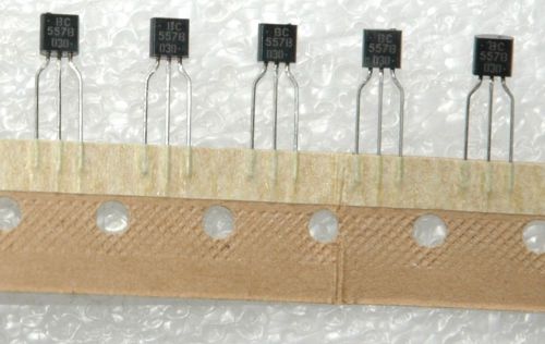 50X BC557B PNP Silicon Transistor, Vceo -45V, Ic -100mA, Pc 500mW