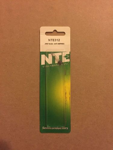 NTE NTE312 FIELD EFFECT TRANSISTOR N-CH JFET VHF MIXER TO92 REPLACES ECG312