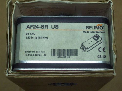New belimo af24-sr us spring return damper actuator 24v 133in-lb for sale