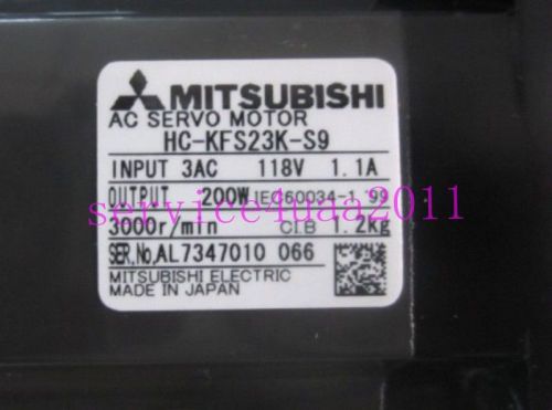 USED Mitsubishi AC Servo Motor HC-KFS23K-S9 2 month warranty