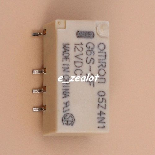 5pcs smd 12v g6s-2f-12vdc signal relay 8pin perfect for omron relay for sale