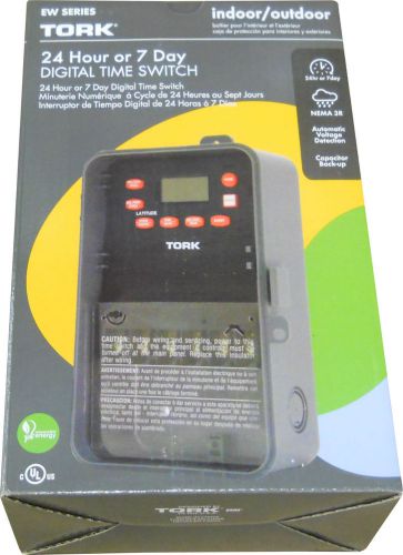 Nsi tork ew103b 7 day time switch multipurpose controller 120-277 volt dpst for sale
