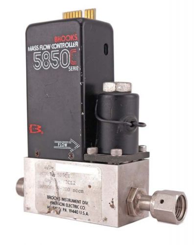Brooks 5850E 100BAR 200SCCM Range SiH2Cl2 Gas MFC Mass Flow Control Controller