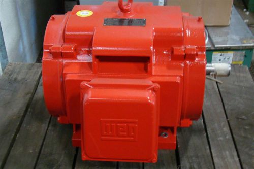 Weg fire pump motor 3ph 75hp 380v 2945rpm 107amps chs157317-1-a for sale
