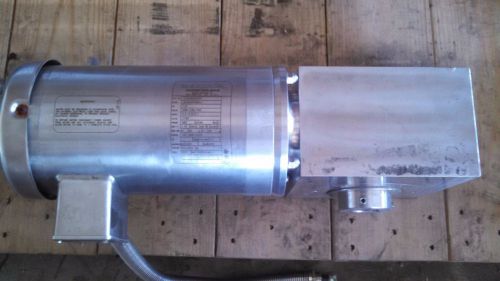 Stainless steel baldor motor&amp;stainless hub city gear box for sale