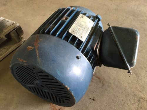 Toshiba International BY754FLF2US, 7.5HP, 1750 RPM, Induction Motor, Used