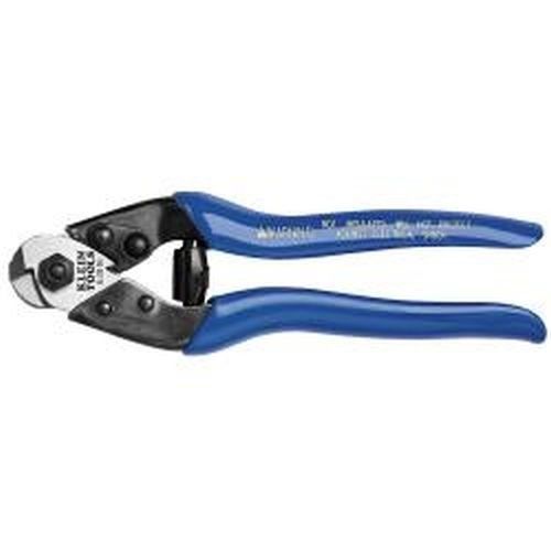 Klein tools 63016 heavy-duty cable shears blue 7 1/2-inches for sale