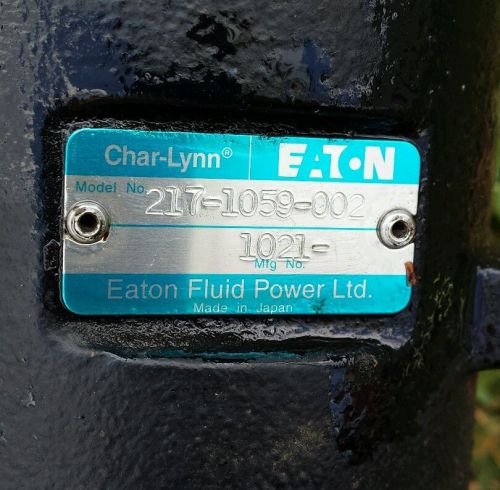 Eaton Char Lynn 217-1059-002 Hydraulic Torque Generator Power Steering Valve