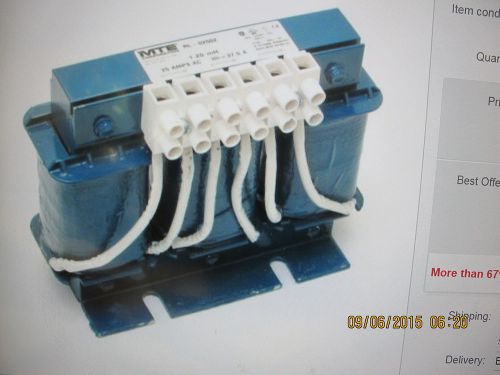 Mte rl-02502 line/load reactor / choke 3-phase 25 amps 600 volts new in box for sale