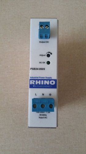 Rhino automation direct, power supply, psb24-060s, 100-240 vac, 60 watts for sale