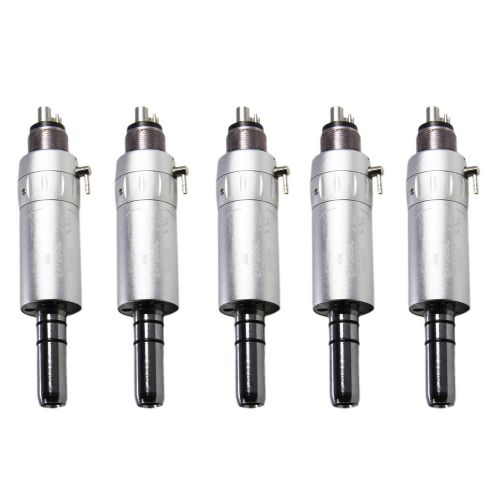 5X Dental Low Speed E-type Air Motor Micromotor 4 Hole Contra Angle Handpiece