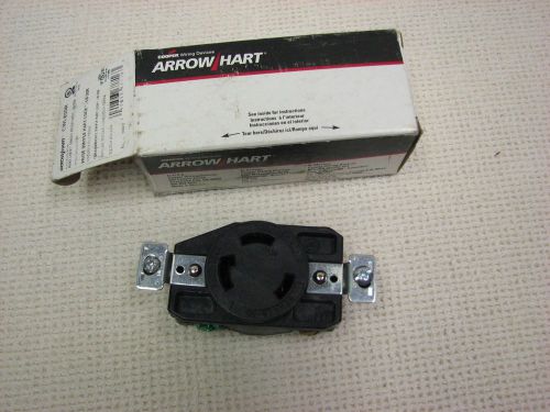 Arrow hart cwl630r twist lock single receptacle l6-30r 2p 3w grounding 250v 30a for sale