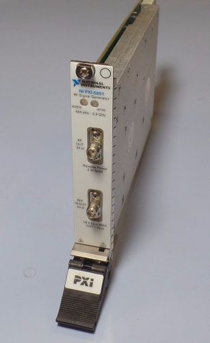 National Instruments NI PXIe-5651 3.3 GHz RF Signal Generators w/Modulation