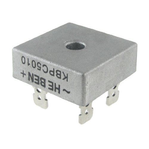 Single phase diode bridge rectifier 50a 1000v kbpc5010 new for sale