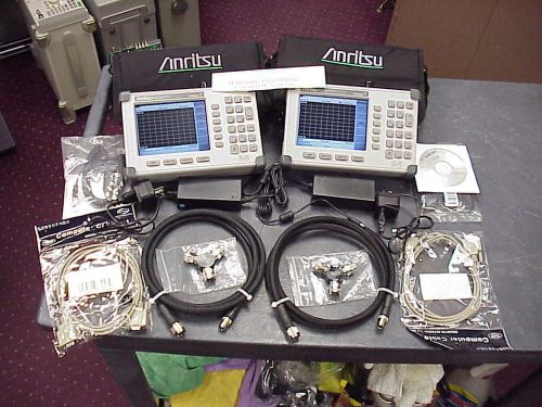 Anritsu S331D Site Master Cable &amp; Antenna Analyzer LOT SALE 2 UNITS