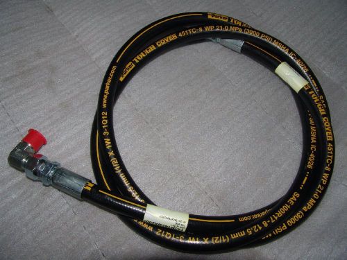 Hydraulic hose parker  1/2 &#034; x 96&#034;    3000 psi tough cover for sale