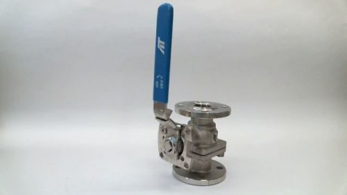 A-t controls mb477nof-1.5  1-1/2 inch stainless steel ball valve for sale