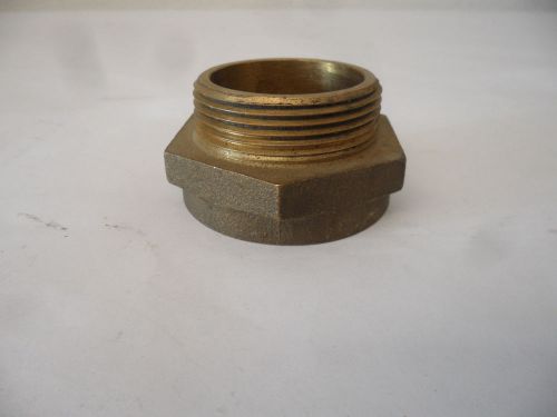 Brass Fire Hydrant Female HEX Adapter 1 1/2&#034; NH