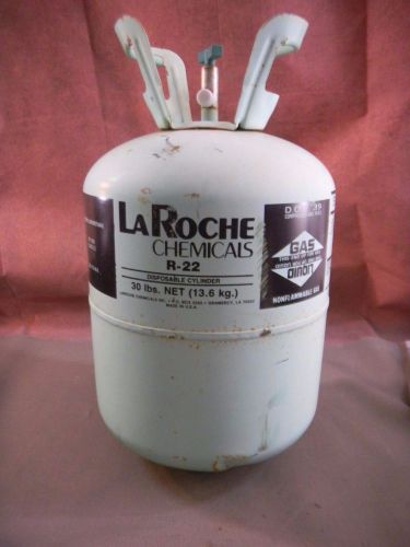 Laroche hvac r22 freon refrigerant 30 lb cylinder/tank for sale