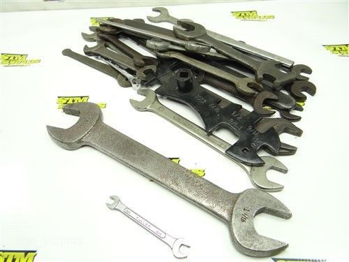 LOT OF 26 WRENCHES 1/4&#034; TO 1-1/4&#034; S-K FULLER AIGO BILLINGS