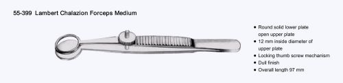 O3327 lambert chalazion forceps 12 mm inside dimension ophthalmic instrument for sale