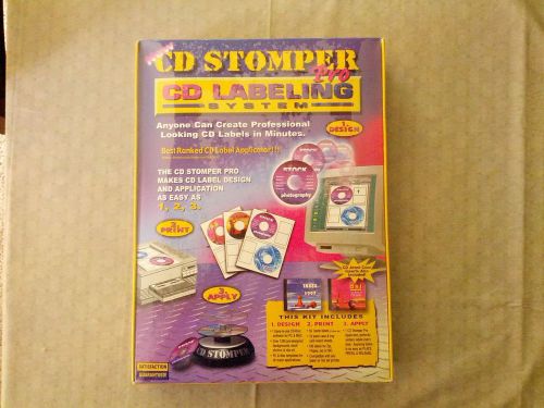 CD Stomper Pro CD Labeling System Brand New Factory Sealed