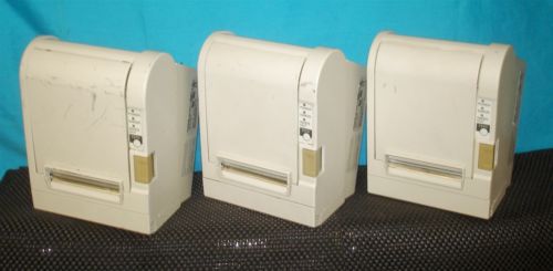 Lot of 3 Epson Micros TM-T88IIP M129B POS Thermal Receipt Printer