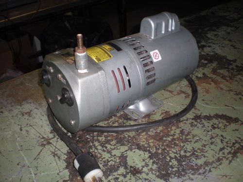 Gast Model 1023-V131Q-G608X Vacuum Pump - 120/230VAC - Runs &amp; Pulls a Vacuum