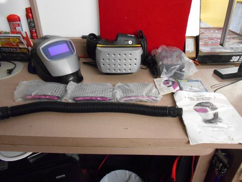 Speedglas Welding Helmet HWR-9000   /  Adflo Respirator w/ 3 filters